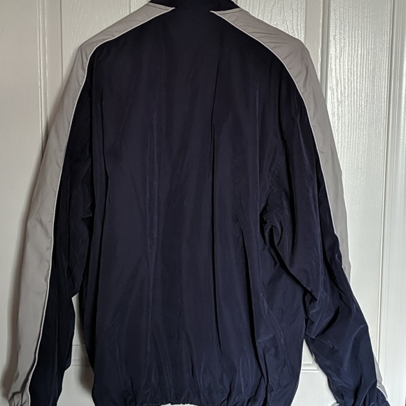 90s vintages Antigua navy pullover windbreaker - Picture 2 of 4